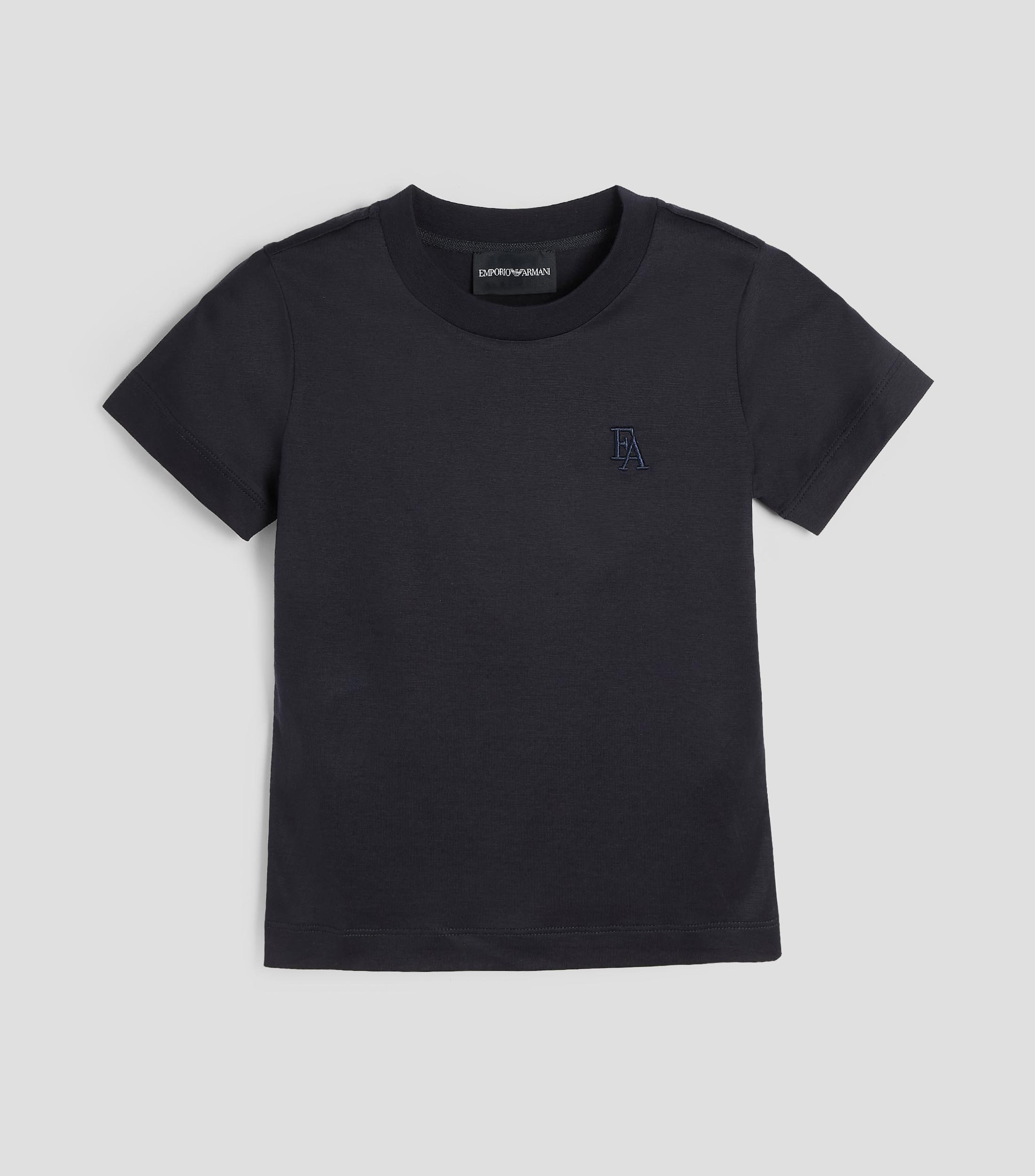 Playera cuello redondo manga corta lisa Niño